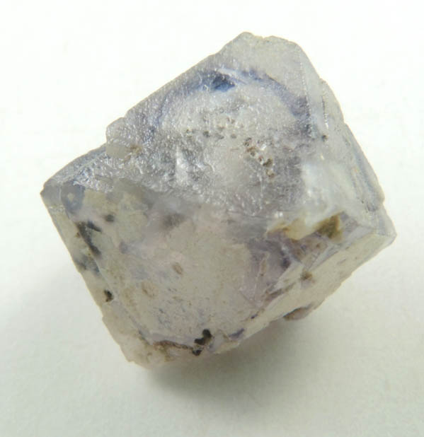 Fluorite with Epidote from Route 30 Road Cut, near Long Lake, Hamilton County, New York