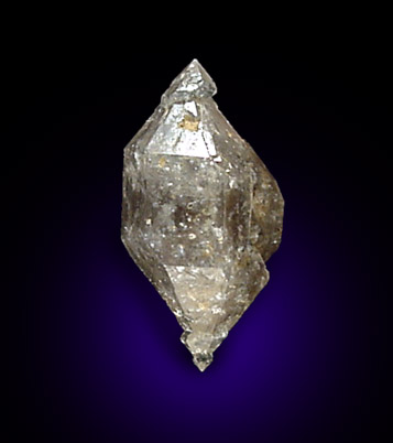 Quartz var. Doubly-terminated reverse scepter from Saltville, Smyth County, Virginia