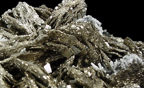 Pyrite pseudomorph after Marcasite from Nanisivik, Baffin Island, Nunavut, Canada