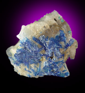 Linarite, Fluorite, Barite, Quartz from Blanchard Mine, Hansonburg District, 8.5 km south of Bingham, Socorro County, New Mexico