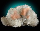 Chabazite on Quartz from Prospect Park Quarry, Prospect Park, Passaic County, New Jersey