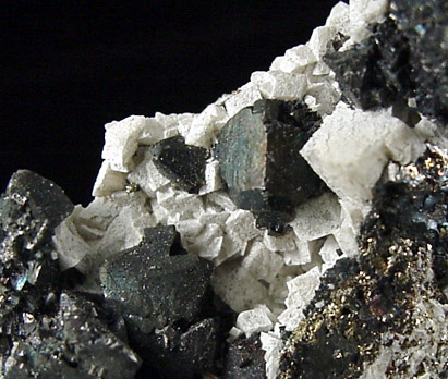 Freibergite with Pyrite from Level 20, Area 28, Stope 31, Eagle Mine, Gilman, Eagle County, Colorado