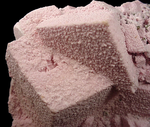 Rhodochrosite with Pyrite from Kassandra, Greece