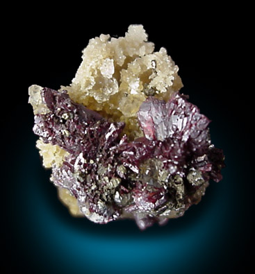 Proustite and Quartz from Freiberg, Saxony, Germany