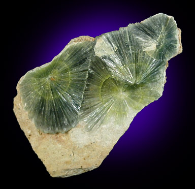 Wavellite from Avant, Garland County, Arkansas