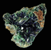 Azurite from El Cobre Mine, Concepcion del Oro, Zacatecas, Mexico