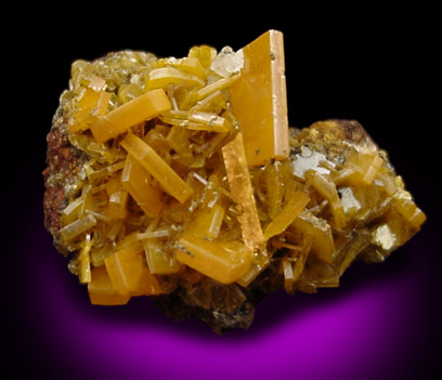 Wulfenite from Glove Mine, Santa Cruz County, Arizona