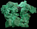 Malachite pseudomorphs after Azurite from New Cornelia Mine, Ajo, Pima County, Arizona