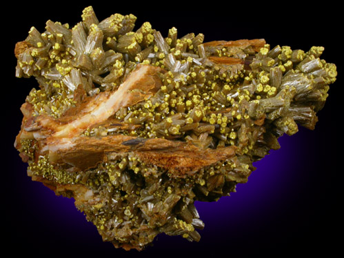 Pyromorphite from Mine des Farges, Ussel, Corrze, France