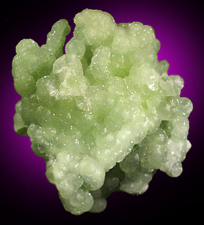 Prehnite from O and G Industries Southbury Quarry, Southbury, New Haven County, Connecticut