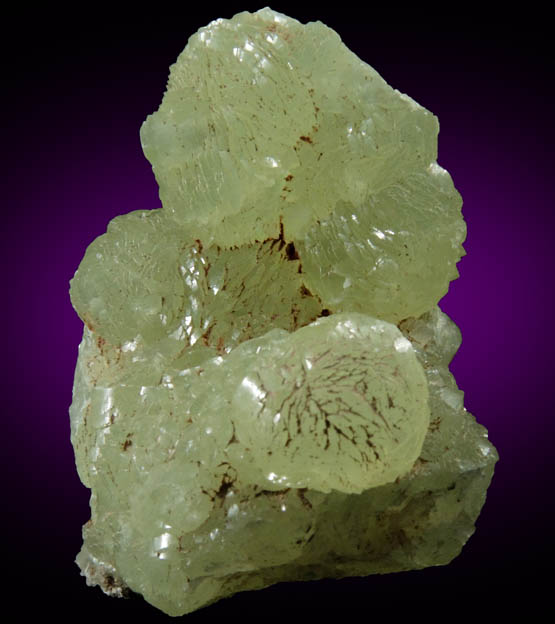 Prehnite from Prospect Park Quarry, Prospect Park, Passaic County, New Jersey