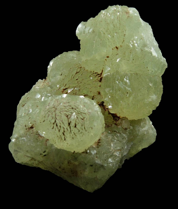 Prehnite from Prospect Park Quarry, Prospect Park, Passaic County, New Jersey