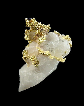 Gold in Quartz from 813 Pit, Olinghouse District, Washoe County, Nevada