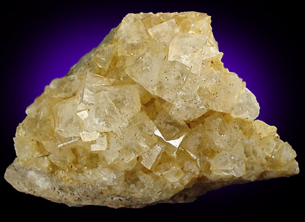 Fluorite from Masson Quarry, Matlock, Derbyshire, England
