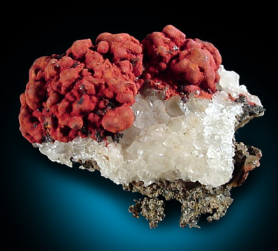 Cinnabar, Calcite, Native Silver from Grant County, New Mexico