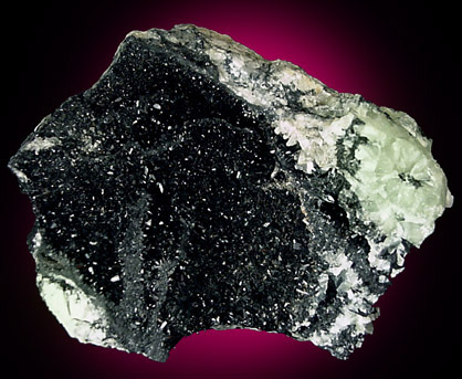 Babingtonite from Lane's Quarry, Westfield, Hampden County, Massachusetts