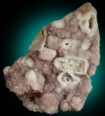 Quartz pseudomorphs after Barite from Diamond Hill, Cumberland, Rhode Island