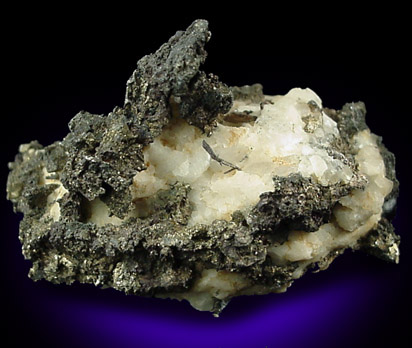 Silver and Arsenopyrite from Kongsberg, Norway