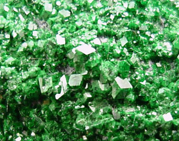 Uvarovite Garnet from Saranovskoye Mine, Sarany, Permskaya Oblast', Ural Mountains, Russia (Type Locality for Uvarovite)