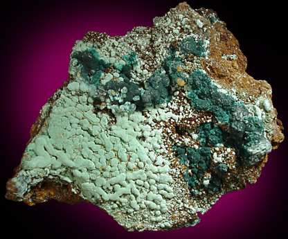 Rosasite from Mapimi District, Durango, Mexico