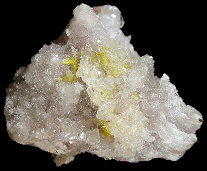 Novacekite on Gypsum from Santa Eulalia District, Aquiles Serdn, Chihuahua, Mexico