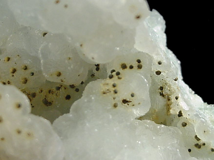 Prehnite with Chlorite from Woodbury Traprock Quarry, east of Woodbury, Litchfield County, Connecticut