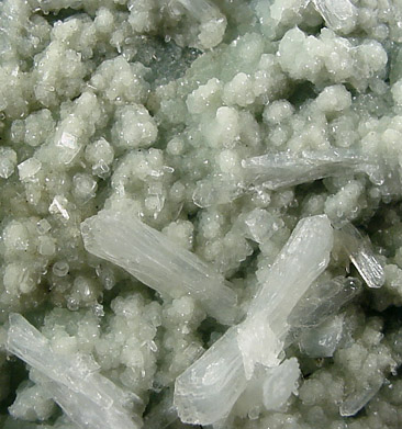 Hydroxyapophyllite-(K) (formerly apophyllite-(KOH)), Stilbite, Prehnite from Goose Creek, Loudon County, Virginia