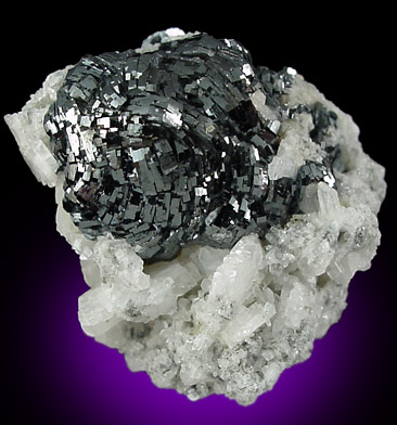 Ilmenite on Albite from Bagicha, near Skardu, Pakistan