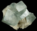 Fluorite on Calcite from Dalnegorsk, Primorskiy Kray, Russia