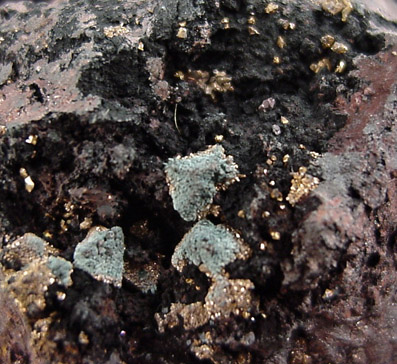 Copper pseudomorph after Cuprite from Bogolovsk, Siberia, Russia