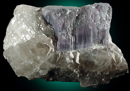 Fluorapatite on Quartz from Nuristan Province, Afghanistan