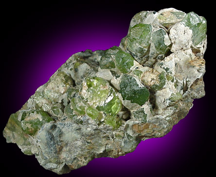 Forsterite var. Peridot from Suppat, Naran-Kagan Valley, Kohistan District, Khyber Pakhtunkhwa (North-West Frontier Province), Pakistan