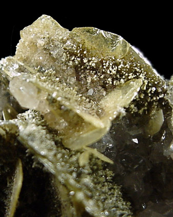 Duftite on Wulfenite from Mina Ojuela, Mapimi, Durango, Mexico (Type Locality for Duftite)