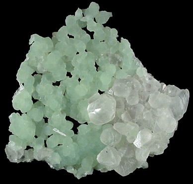 Prehnite and Calcite from Upper New Street Quarry, Paterson, Passaic County, New Jersey