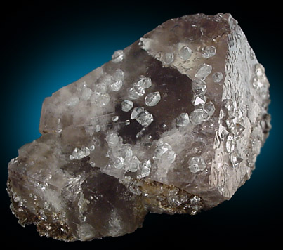 Fluorite with Quartz from Frazer's Hush Mine, Rookhope, Weardale, County Durham, England
