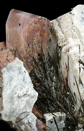 Serandite with Aegirine from Mont Saint-Hilaire, Qubec, Canada