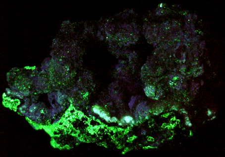 Willemite and Zincite (secondary) from Palmerton, Carbon County, Pennsylvania