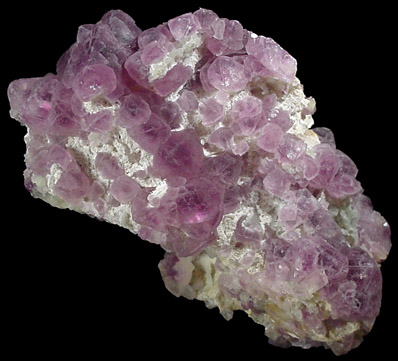 Fluorite on Quartz from Judith Lynn Claim, Grant County, New Mexico