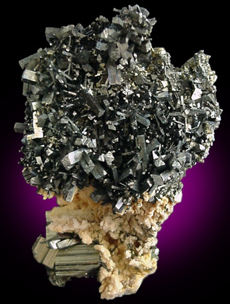 Arsenopyrite with Pyrite from Santa Eulalia District, Aquiles Serdán, Chihuahua, Mexico