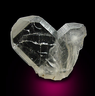 Quartz (Japan Law-twinned) from Narushima (Naru Island), Nagasaki Prefecture, Japan