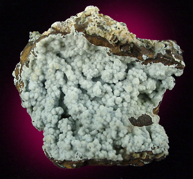 Chalcedony on Hematite from Fleetwood, Berks County, Pennsylvania