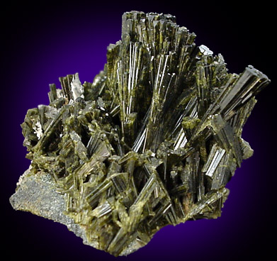 Epidote from Bourg d'Oisans, Isere, Dauphine Region, Rhone-Alpes, France (Type Locality for Epidote)