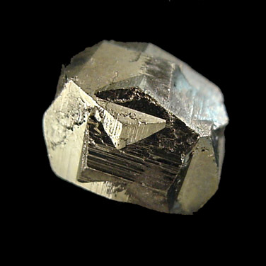 Pyrite var. Iron-Cross Twin from Wyoming Mine, Gilman County, Colorado