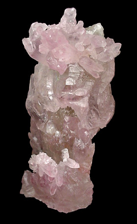 Quartz var. Rose Quartz Crystals from Sapucaia Mine, near Divino das Larangeiras, Minas Gerais, Brazil