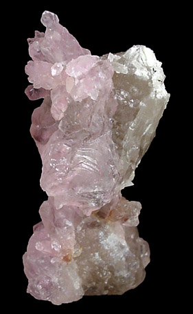 Quartz var. Rose Quartz Crystals from Sapucaia Mine, near Divino das Larangeiras, Minas Gerais, Brazil