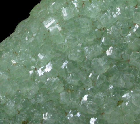 Prehnite pseudomorph after Anhydrite from Lane's Quarry, Westfield, Hampden County, Massachusetts