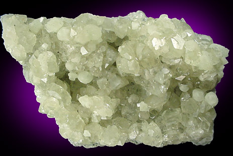 Datolite with Prehnite from Prospect Park Quarry, Prospect Park, Passaic County, New Jersey