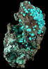 Chrysocolla from Morenci Mine, Clifton District, Greenlee County, Arizona