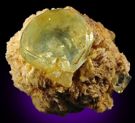 Beryl var. Heliodor from Shigar Valley, Skardu District, Baltistan, Gilgit-Baltistan, Pakistan