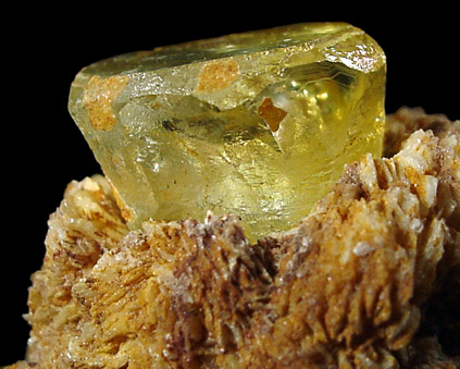 Beryl var. Heliodor from Shigar Valley, Skardu District, Baltistan, Gilgit-Baltistan, Pakistan